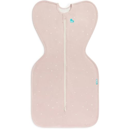 Love to Dream Swaddle UP, Baby Sleep Sack, Self-Soothing Swaddles for Newborns, Snug Fit Helps Calm Startle Reflex, New Born Essentials for Baby, 1.0 TOG, 5-8.5 lbs, Powder Pink Twinkle