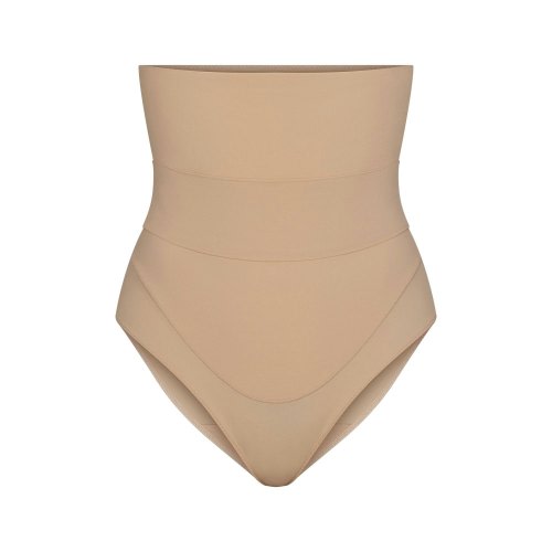 FITS EVERYBODY MATERNITY BANDED HIGH-WAISTED BRIEF | CLAY | SKIMS