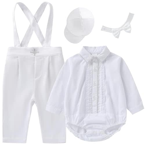 Booulfi Baptism Christening Outfits for Boys Birthday Outfit Baby Boy Gentleman Church Blessing Photoshoot Baby Boy Suits