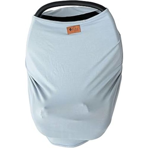 KYTE BABY Unisex Rayon Made from Bamboo Car Seat Cover, Fog