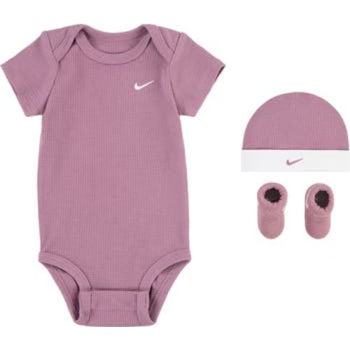 Nike Waffle Knit Bodysuit, Hat & Booties Boxes Set | Nordstromrack