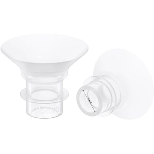 eufy Original 15mm Sizing Inserts (2-Pack) for Wearable Breast Pump S1/S1 Pro/E10/E20, Silicone Sizing Inserts, Easy to Install and Use, Comfortable and Precise Fit for Better Suction