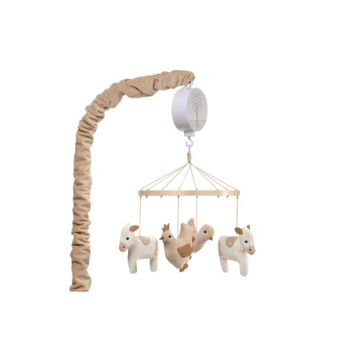 Farmyard Friends Musical Baby Crib Mobile Soother Toy