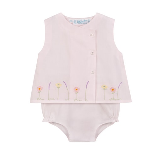 Pink Garden Diaper Set
