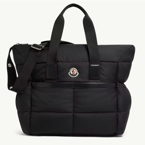 Black Nylon Diaper Bag - Accessories for Children | Moncler US