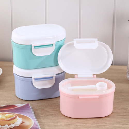 Mdesiwst Baby Formula Dispenser, Portable Milk Powder Dispenser Container with Scoop for Travel Outdoor Activities with Baby Infant