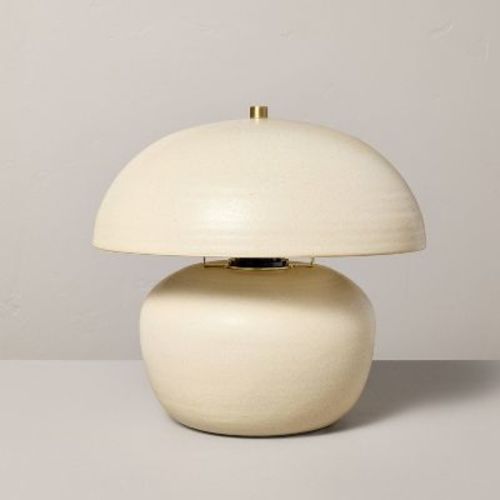 Mushroom Table Lamp Sour Cream - Hearth & Hand™ with Magnolia