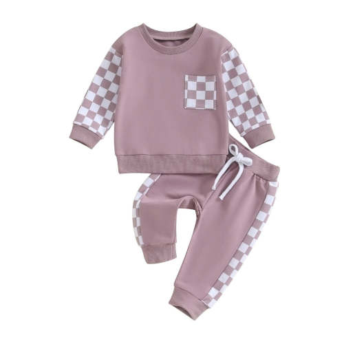 Checkered Pocket Tracksuit – The Ollie Bee