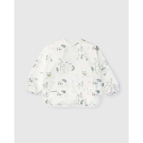 Long Sleeve Bib - Hedgehogs