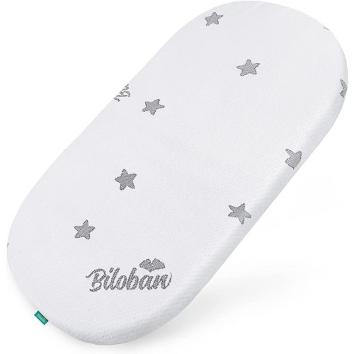 Soft Baby Bassinet Mattress with Waterproof Removable Zippered Cover Multi-size