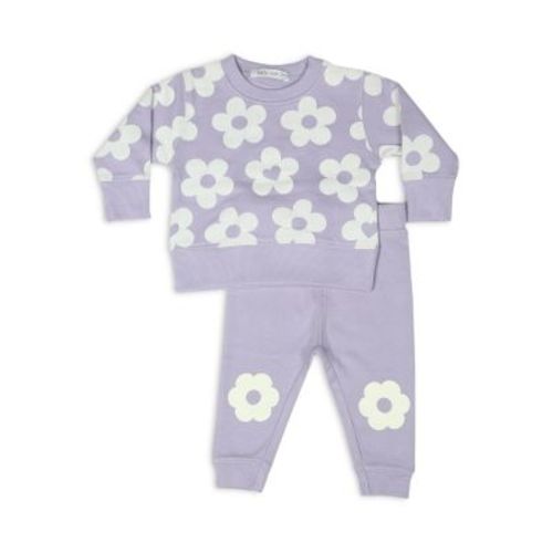 Girls' Allover Daisy French Terry Top & Pants Set - Baby