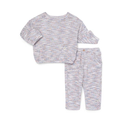 easy-peasy Baby French Terry Sweatshirt and Jogger Outfit Set, 2-Piece, Sizes 0-24 Months