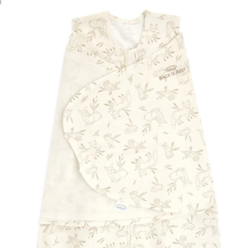 100% Cotton Baby Swaddle Forest Lullaby | Newborn | HALO US