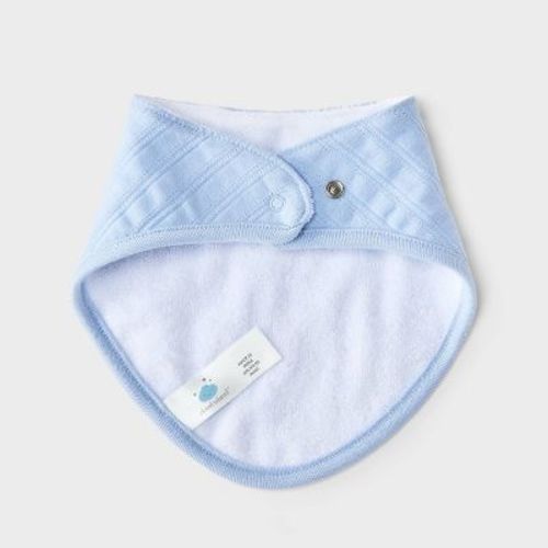 Baby Cotton 3pk Bibs - Cloud Island™ Blue/green/white