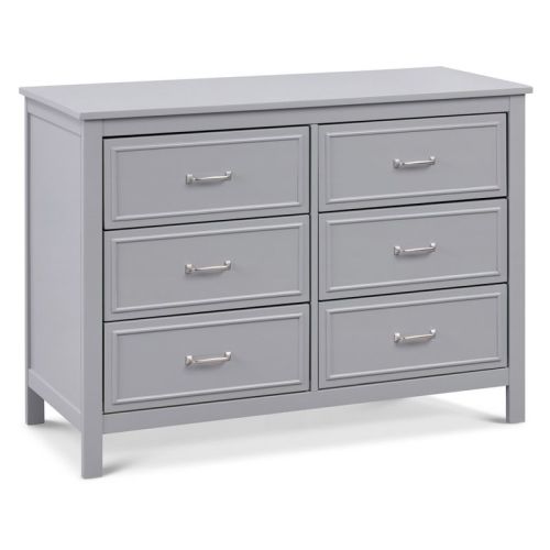 DaVinci Charlie 6-Drawer Double Dresser - Grey