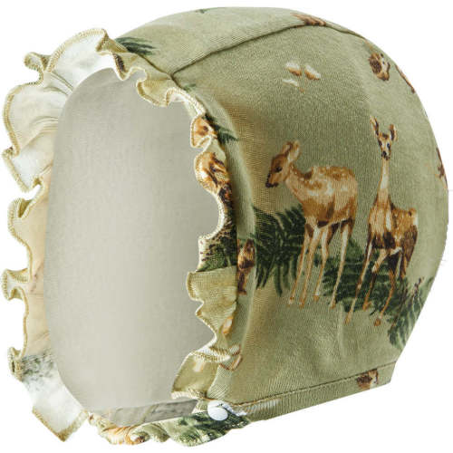 Forest Party Organic Cotton Bonnet - Milkbarn Kids Hats & Mittens | Maisonette