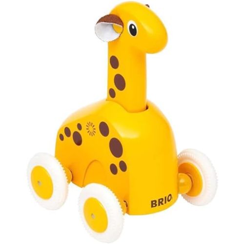 BRIO 30229 Push & Go Giraffe | The Perfect Playmate for Your Toddler