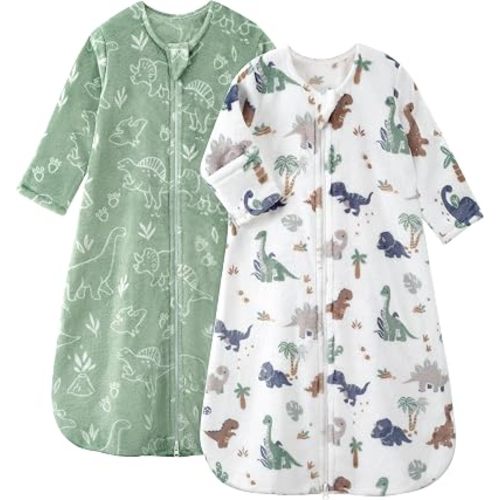 Long Sleeve Sleep Sack 0-6 Months Fleece Wearable Blanket 1.5 Tog