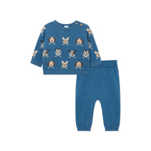 Puppy Paws Cotton Sweatshirt & Sweatpants Set (Men) | Nordstromrack