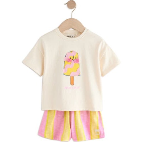 Kids' Lolly T-Shirt & Shorts Set, 12-18M
