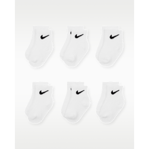 Nike Swoosh Baby Ankle Socks (6 Pairs). Nike.com