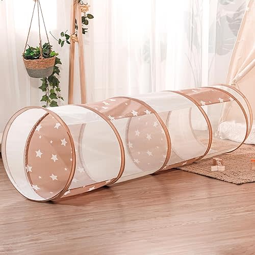 Sumbababy Tunnel Toys for Toddlers: Activity Tunnels for Young Children - Crawl Tunnels for Toddlers and Babies - Pop up Dog Tunnel