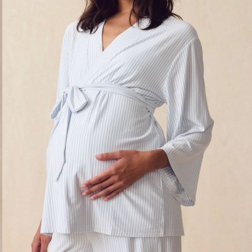 LAKE | Women | DreamModal™ Pajamas | Fog Maternity Kimono Bundle
