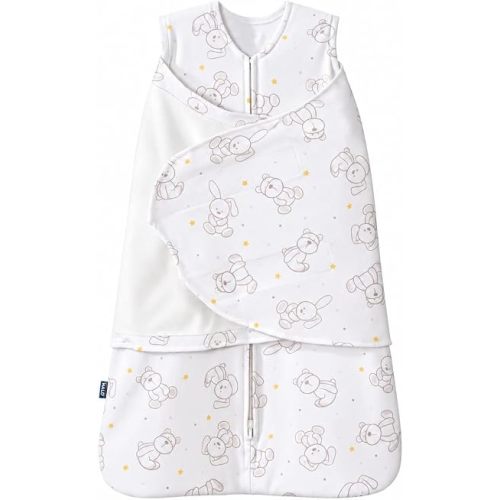 HALO 100% Cotton Sleepsack Swaddle, 3-Way Adjustable Wearable Blanket, TOG 1.5, Pink Floral, Newborn, 0-3 Months
