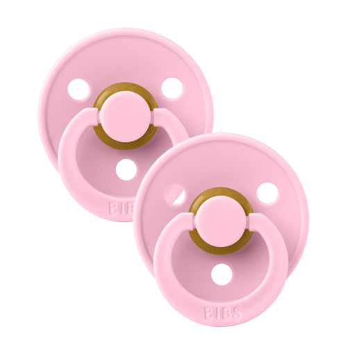 BIBS Colour 2 Pack - Baby Pink/Baby Pink Pacifiers – Bibsworld store US
