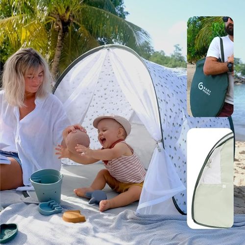 Babymoov Anti-UV Provence Tent UPF 50+ Sun Protection with Pop Up System for Easy Use & Transport (Summer 2024 Edition)