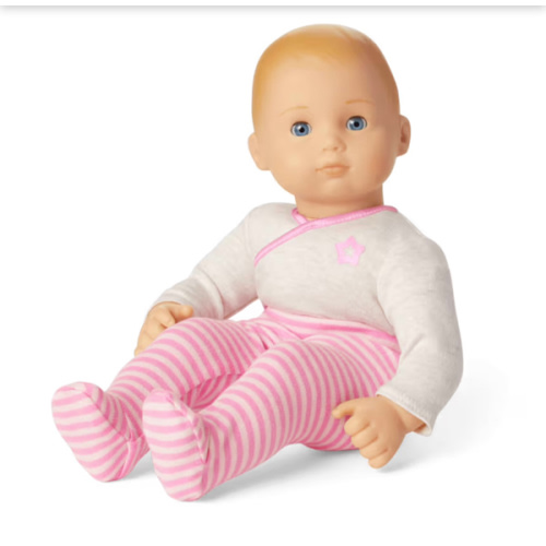 Bitty Baby® Doll #3 with blonde hair in Pastel Pink