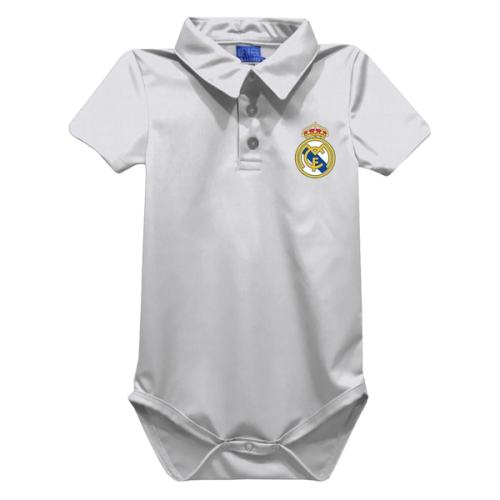 Real Madrid Vive La Fete Infant Polo Bodysuit - White