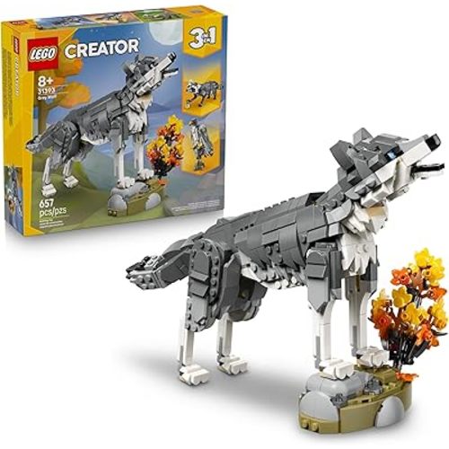 LEGO Creator 3 in 1 Forest Animals: Gray Wolf 31393