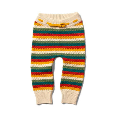 Honeycomb Rainbow Tie Waist Knitted Joggers + sett – One Mercantile / Sett