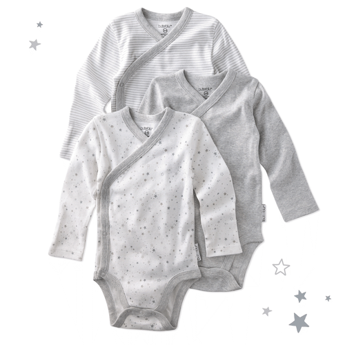 STERLING 3-Pack Side Snap Bodysuit