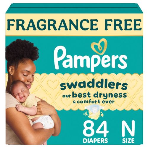 Pampers Swaddlers Sensitive Disposable Diapers - Size 0 - 84ct