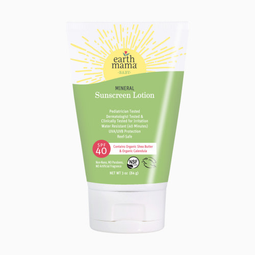 Earth Mama Baby Mineral Sunscreen Lotion SPF 40