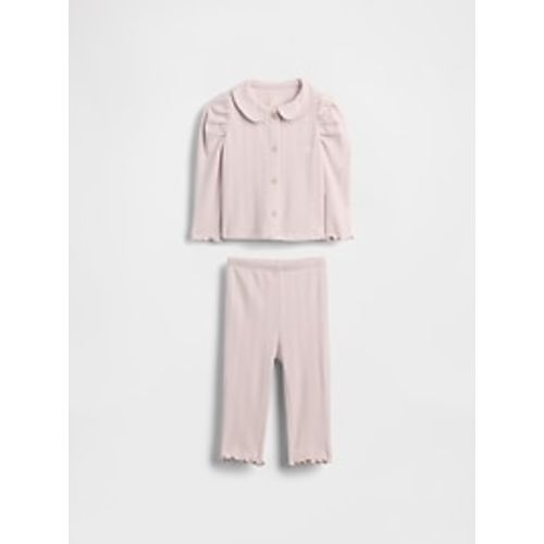 Baby Softspun Pointelle Rib Outfit Set | Gap