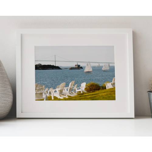 View from Castle Hill Lawn - Newport, RI | A Rhode Island art photograph by Alexander Nesbitt for wall decor or gift