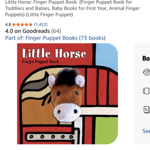 Little Horse: Finger Puppet Book: (Finger Puppet Book for Toddlers and Babies, Baby Books for First Year, Animal Finger Puppets) (Little Finger Puppet)