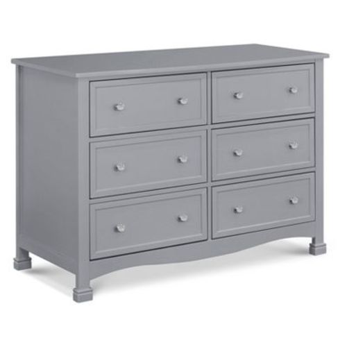 daVinci Kalani 6-Drawer Double Wide Dresser - Grey