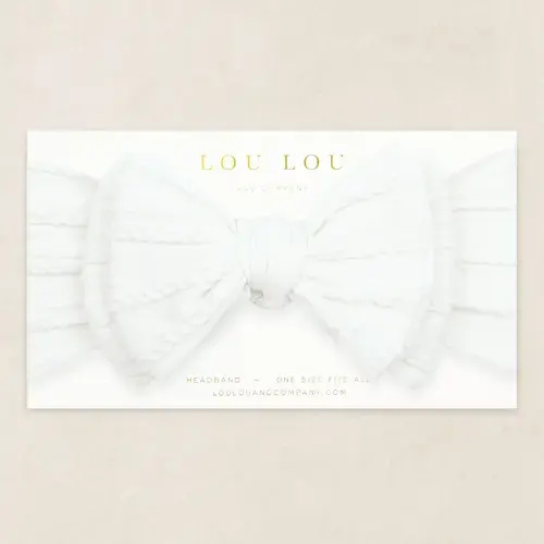 Cable Knit Headband - White