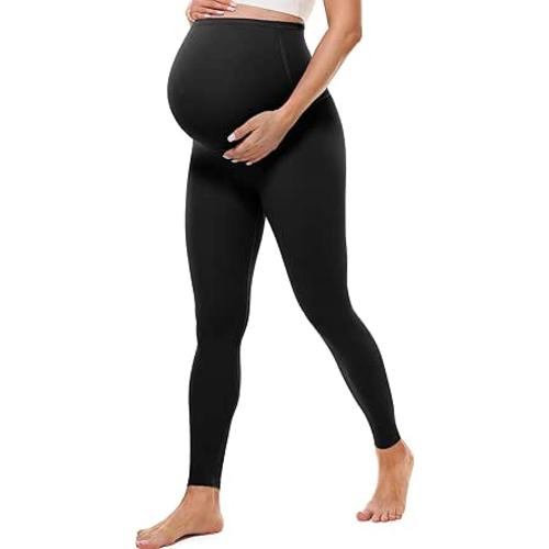 Buttergene Womens Clouduxi Maternity Leggings Over The Belly 25'' Soft Workout Activewear Yoga Pregnancy Pants Clothes