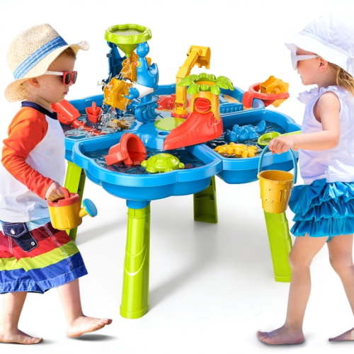 Sand Water Table for Toddlers Sensory Play for Outdoor Backyard for Toddlers Age 2-4 Gift