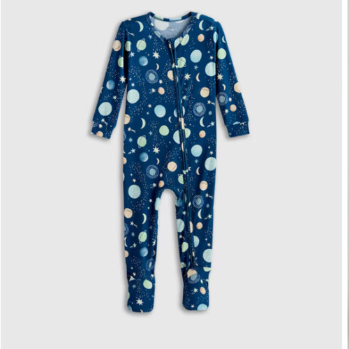 Bamboo Footie Pajama - Baby in Celestial Dreams