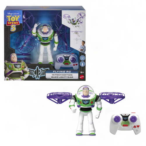 Toy Story 5 RC Hi-Tech Edition Buzz Lightyear Flying Toy - Walmart.com