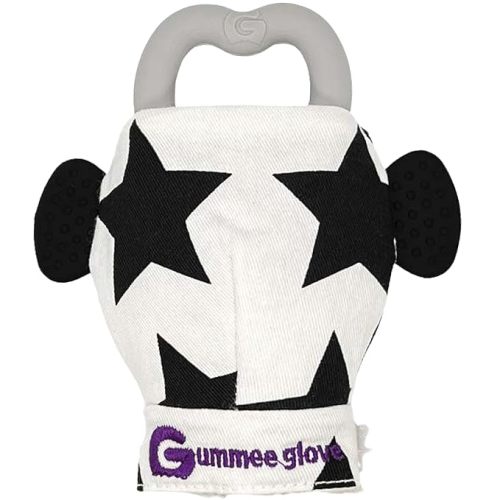 Black & White Baby Teething Mitten Glove