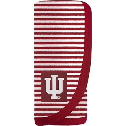 Creative Knitwear College Baby NCAA Infant Striped/Solid Blanket, Unisex, One Size 37.5 X 33.5