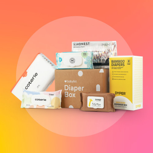 Babylist Diaper Box - 104 Diapers & 176 Wipes