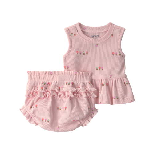 Carter's Child of Mine Baby Girl Outfit Set, 2-Piece, Sizes 0/3-24 Months